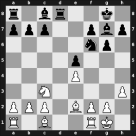 1967 Hastings6768 – Round 7 – Kaplan, Julio – 1/2-1/2 – Hort, Vlastimil – G34