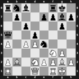 1967 Hastings6768 – Round 9 – Kaplan, Julio – 1/2-1/2 – Keene, Raymond D – G42