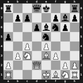 1967 Havana Armies Ch 4th – Round 6 – Fierro Peraza, Olmos – 0-1 – Vadasz, Laszlo – G34