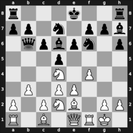 1967 Havering Women&rsquo;s International – Round 6 – Bruce, Rowena M – 0-1 – Gaprindashvili, Nona – G15