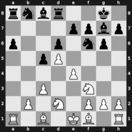 1967 Hoogovens – Round 1 – Kavalek, Lubomir – 1-0 – Szabo, Ladislav – G6