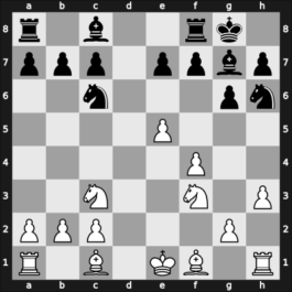 1967 Hoogovens – Round 5 – Kavalek, Lubomir – 1/2-1/2 – Darga, Klaus – G33