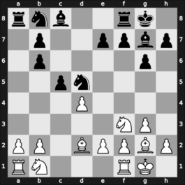 1967 IBM – Round 1 – Ree, Hans – 1/2-1/2 – Moiseev, Oleg – G9