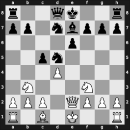 1967 IBM-B – Round 3 – Acuna Medina, Angel G. – 1/2-1/2 – Tatai, Stefano – G7