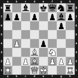 1967 ISR Ch – Round 4 – Gelfer, Israel – 0-1 – Czerniak, Moshe – G22