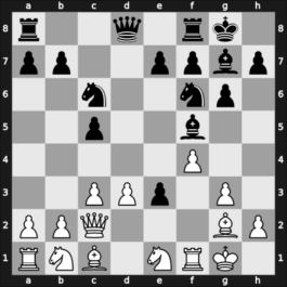 1967 Invitational – M.I – Round 7 – Schmitt, James – 1/2-1/2 – Blackstone, John – G12