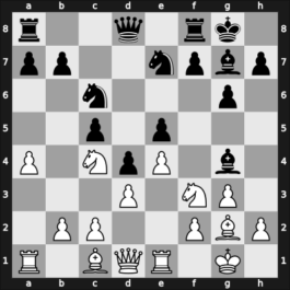 1967 Beverwijk (It II) – Round 1 – Bredewout, Henk – 1/2-1/2 – Enevoldsen, Jens – G5