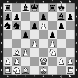 1967 Kraljevo – Round 6 – Bogdanovic, Rajko – 1/2-1/2 – Ivkov, Borislav – G13