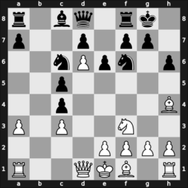 1967 Mar del Plata Open – Round 4 – Brond, Victor – 0-1 – Najdorf, Miguel – G13