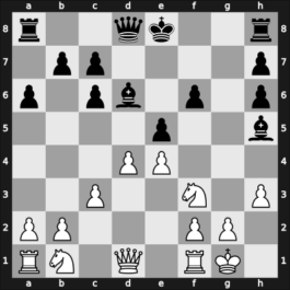 1967 Maribor – Round 1 – Robatsch, Karl – 1/2-1/2 – Unzicker, Wolfgang – G9