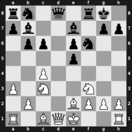 1967 Maribor – Round 2 – Minev, Nikolay N – 1/2-1/2 – Unzicker, Wolfgang – G14