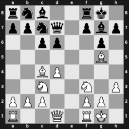 1967 Maribor – Round 15 – Unzicker, Wolfgang – 1/2-1/2 – Udovcic, Mijo – G87