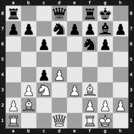 1967 Maribor – Round 12 – Crepinsek, Ljubomir – 1/2-1/2 – Addison, Wiliam G – G16