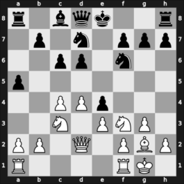 1967 Moscow – Round 1 – Krogius, Nikolai V – 0-1 – Smyslov, Vladimir – G57