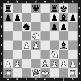 1967 Moscow – Round 1 – Polugaevsky, Lev – 1/2-1/2 – Zaitsev, Igor A – G61