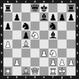 1967 October Revolution 50 – Round 1 – Udovcic, Mijo – 1/2-1/2 – Hort, Vlastimil – G15