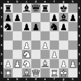 1967 Oxford ch-BCF – Round 3 – Golombek, Harry – 1/2-1/2 – Hollis, Adrian – G31