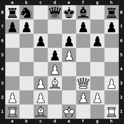 1967 Oxford ch-BCF – Round 10 – Basman, Michael J – 1/2-1/2 – Cafferty, Bernard – G95