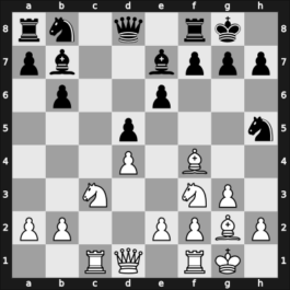 1967 POL Ch 24th – Round 9 – Balcerowski, Witold – 1/2-1/2 – Paczuski, Wladislaw – G18