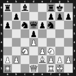 1967 Palma de Majorca ESP – Round 1 – Botvinnik, Mikhail – 1/2-1/2 – Smyslov, Vasily – G1