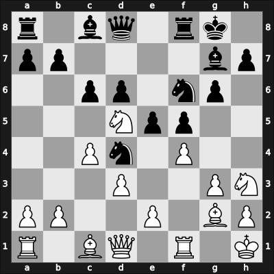 1967 Palma de Majorca ESP – Round 6 – Botvinnik, Mikhail – 1/2-1/2 – Lehmann, Heinz – G8