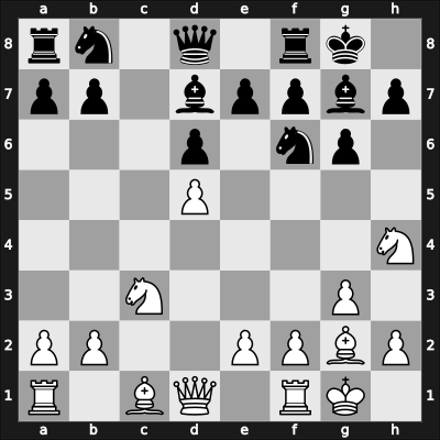 1967 Palma de Majorca ESP – Round 7 – Donner, Jan-Hein – 1/2-1/2 – Larsen, Benjamin Holsko – G10