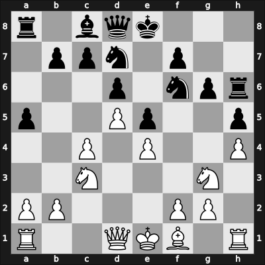 1967 Palma de Majorca ESP – Round 7 – Diez del Corral, Jesus – 1/2-1/2 – Smyslov, Vladimir – G12