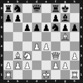 1967 Palma de Mallorca – Round 3 – Medina-Garcia, Antonio – 0-1 – Botvinnik, Mikhail – G25