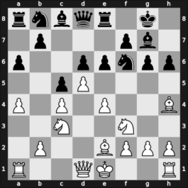 1967 Palma de Mallorca – Round 4 – Toran Albero, Roman – 1/2-1/2 – Medina-Garcia, Antonio – G28