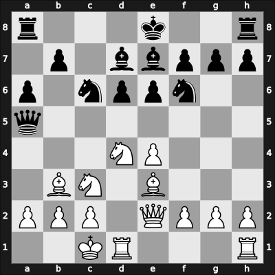 1967 Palma de Mallorca – Round 6 – Medina-Garcia, Antonio – 0-1 – Diez del Corral, Jesus – G44