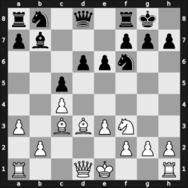 1967 Palma de Mallorca – Round 9 – Gligorić, Svetozar – 0-1 – Botvinnik, Mikhail – G63