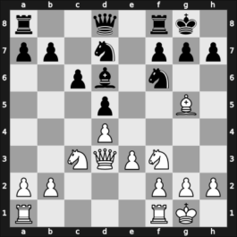 1967 Palma de Mallorca – Round 10 – Smyslov, Vladimir – 1/2-1/2 – Larsen, Benjamin Holsko – G67