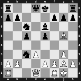 1967 Palma de Mallorca – Round 10 – Calvo José Minguez, Ricardo – 0-1 – Portisch, Lajos – G74