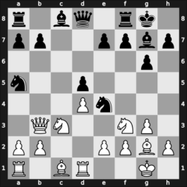1967 Palma de Mallorca – Round 11 – Donner, Jan-Hein – 0-1 – Botvinnik, Mikhail – G81