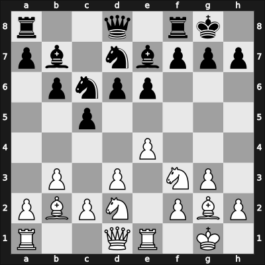 1967 Palma de Mallorca – Round 11 – Bednarski, Jacek B – 1/2-1/2 – Diez del Corral, Jesus – G83