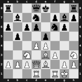 1967 Palma de Mallorca – Round 13 – Jimenez Zerquera, Eleazar – 0-1 – Botvinnik, Mikhail – G99