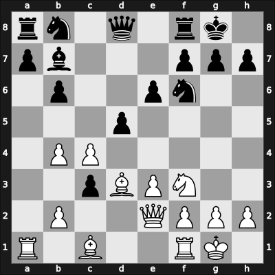 1967 Palma de Mallorca – Round 14 – Diez del Corral, Jesus – 1/2-1/2 – Donner, Jan-Hein – G103