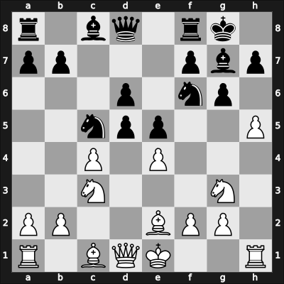 1967 Palma de Mallorca – Round 17 – Matulovic, Milan – 1-0 – Bednarski, Jacek B – G125