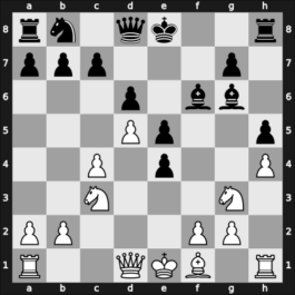 1967 ROM Ch – Round 5 – Ungureanu, Emil – 1/2-1/2 – Pavlov, Mircea-Sergiu-Aurelian – G30