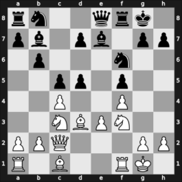 1967 SWE Ch 27th – Round 8 – Santesson Kjell – 1/2-1/2 – Horberg, Bengt-Eric – G10