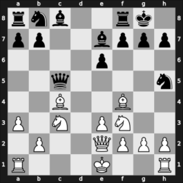 1967 Sarajevo – Round 12 – Ivkov, Borislav – 1/2-1/2 – Benko, Pal – G63