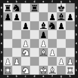 1967 Skopje – Round 3 – Kholmov, Ratmir D – 1/2-1/2 – Janosevic, Dragoljub – G26