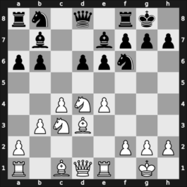 1967 Skopje – Round 5 – Geller, Efim P – 1/2-1/2 – Popov, Luben – G43