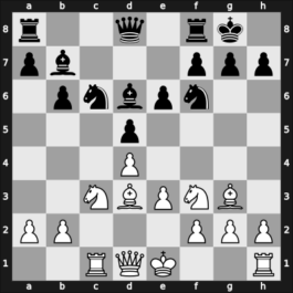 1967 Skopje – Round 9 – Geller, Efim P – 1/2-1/2 – Soos, Balint – G74