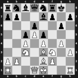 1967 Skopje – Round 10 – Sofrevski, Jovan – 1/2-1/2 – Ilievski, Borce – G77