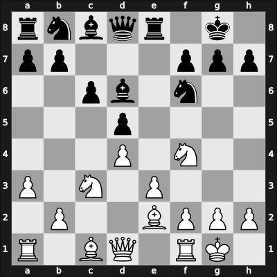 1967 Skopje – Round 12 – Kholmov, Ratmir D – 1/2-1/2 – Dely, Peter – G93