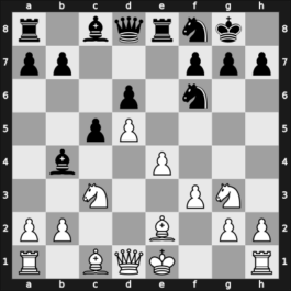 1967 Sofia tt – Round 1 – Ungureanu, Emil – 1/2-1/2 – Schoeneberg, Manfred – G4