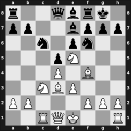 1967 Sofia tt – Round 5 – Ungureanu, Emil – 1/2-1/2 – Minev, Nikolay N – G72