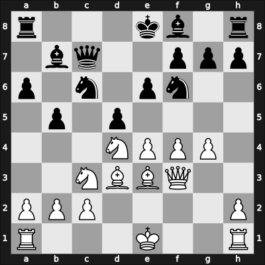 1967 Sousse Interzonal – Round 1 – Byrne, Ray – 1/2-1/2 – Portisch, Lajos – G5