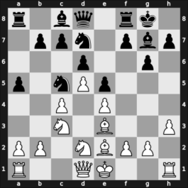 1967 Sousse Interzonal – Round 13 – Larsen, Benjamin Holsko – 1-0 – Reshevsky, Samuel – G115